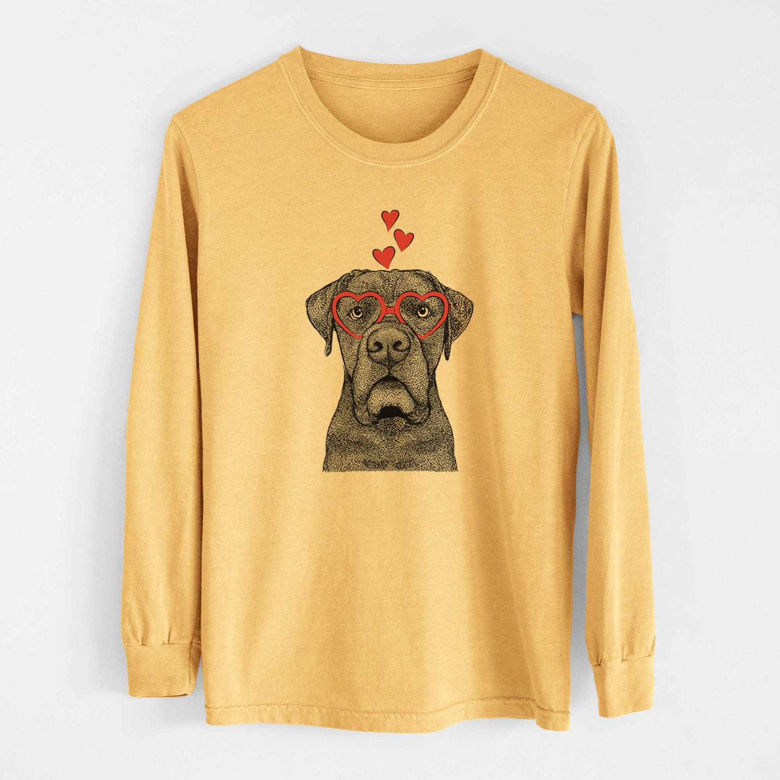 Valentine Rocco the Cane Corso - Heavyweight 100% Cotton Long Sleeve
