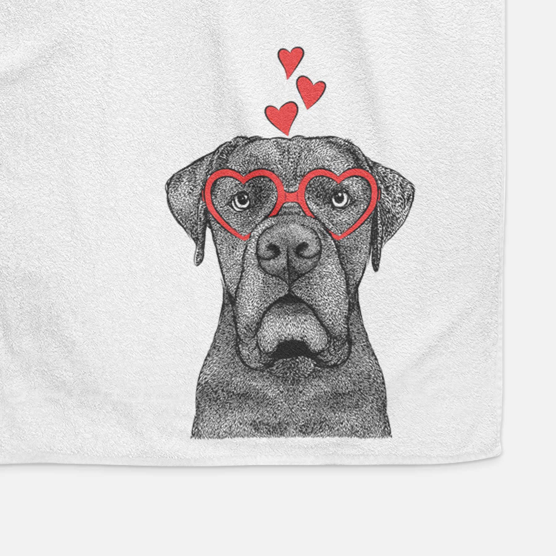 Rocco the Cane Corso Decorative Hand Towel