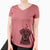 Valentine Rocco the Cane Corso - Women's V-neck Shirt