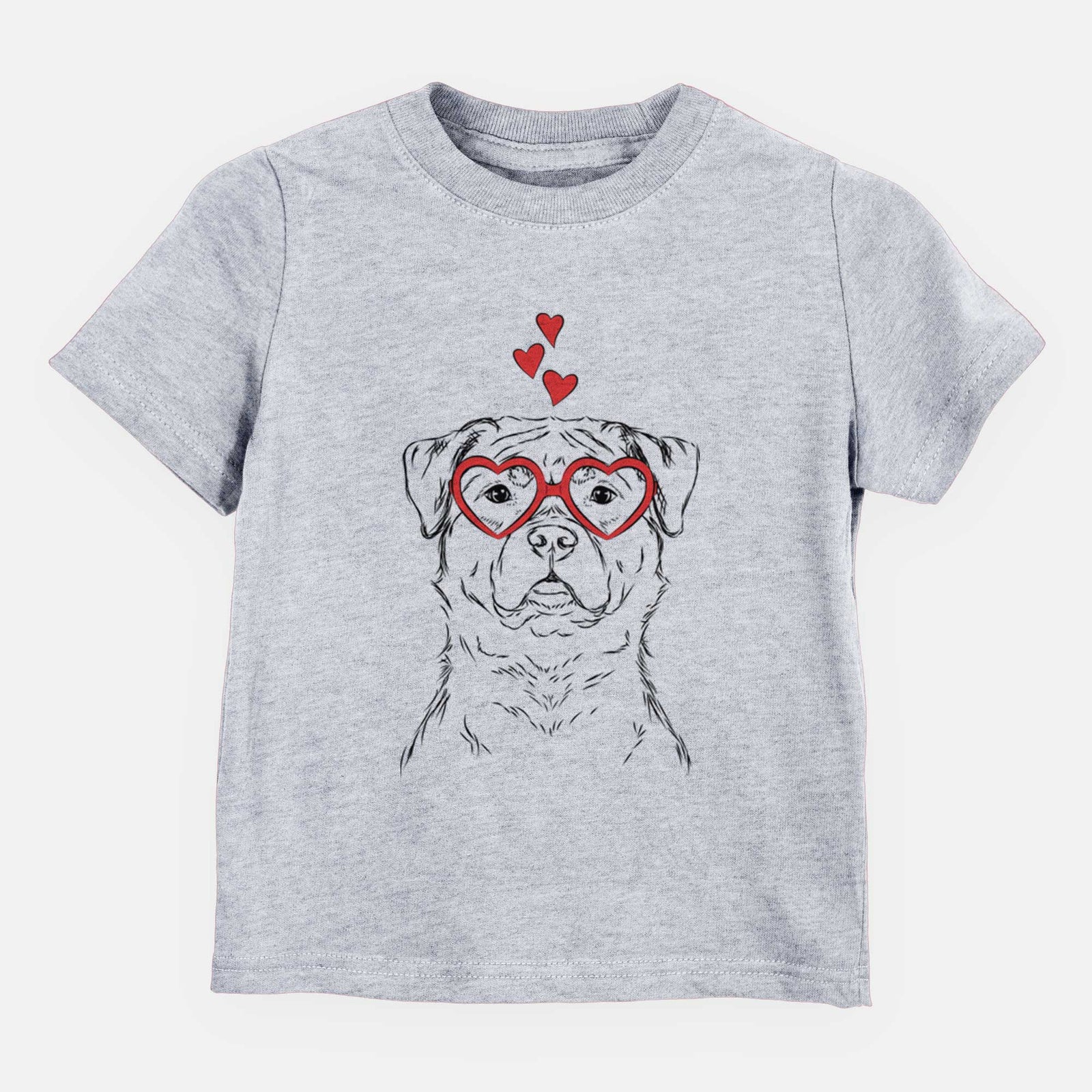 Valentine Rocky the Rottweiler - Kids/Youth/Toddler Shirt