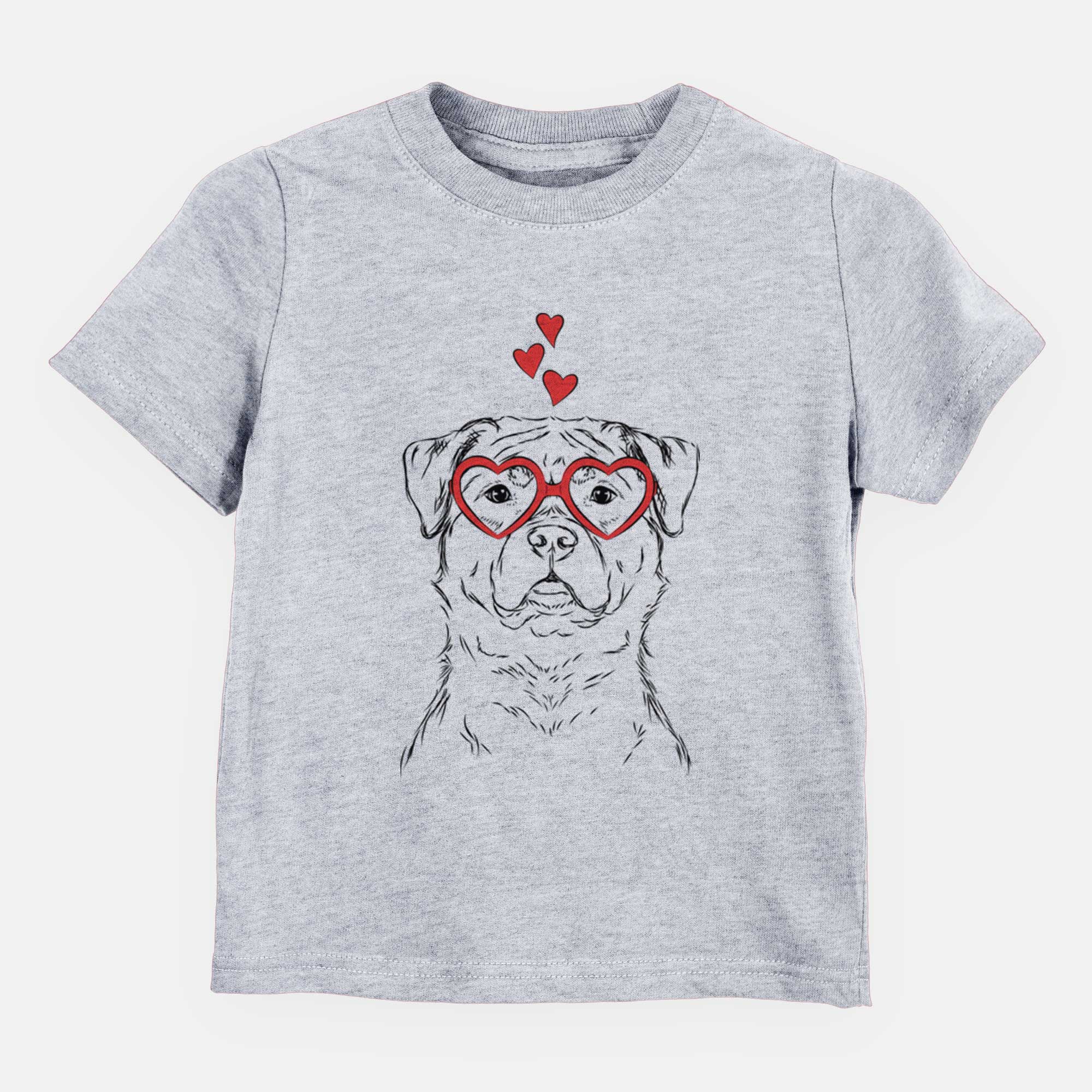 Valentine Rocky the Rottweiler - Kids/Youth/Toddler Shirt