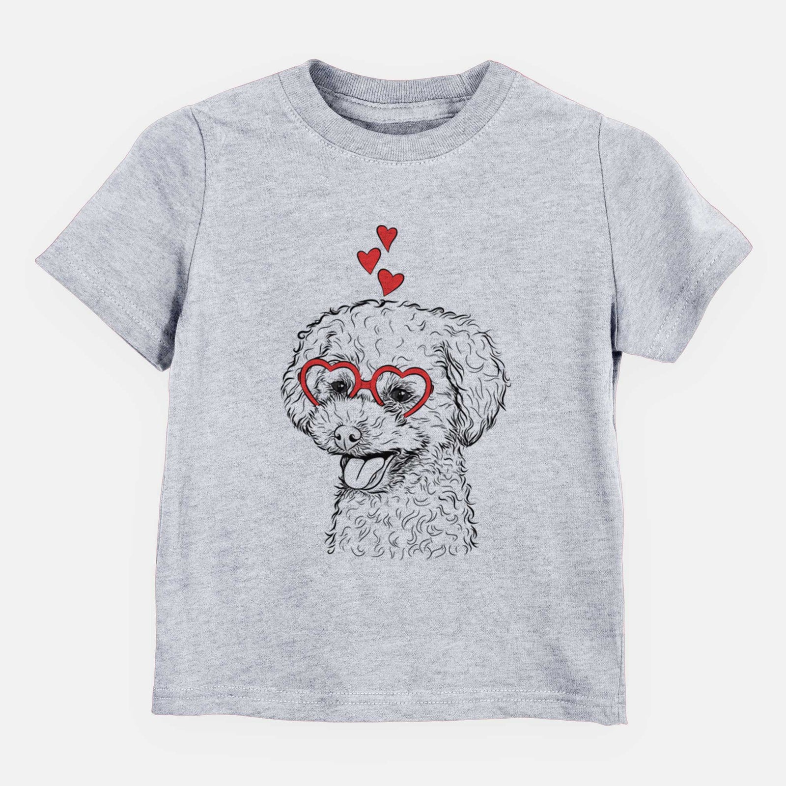 Valentine Rocky the Teacup Poodle - Kids/Youth/Toddler Shirt
