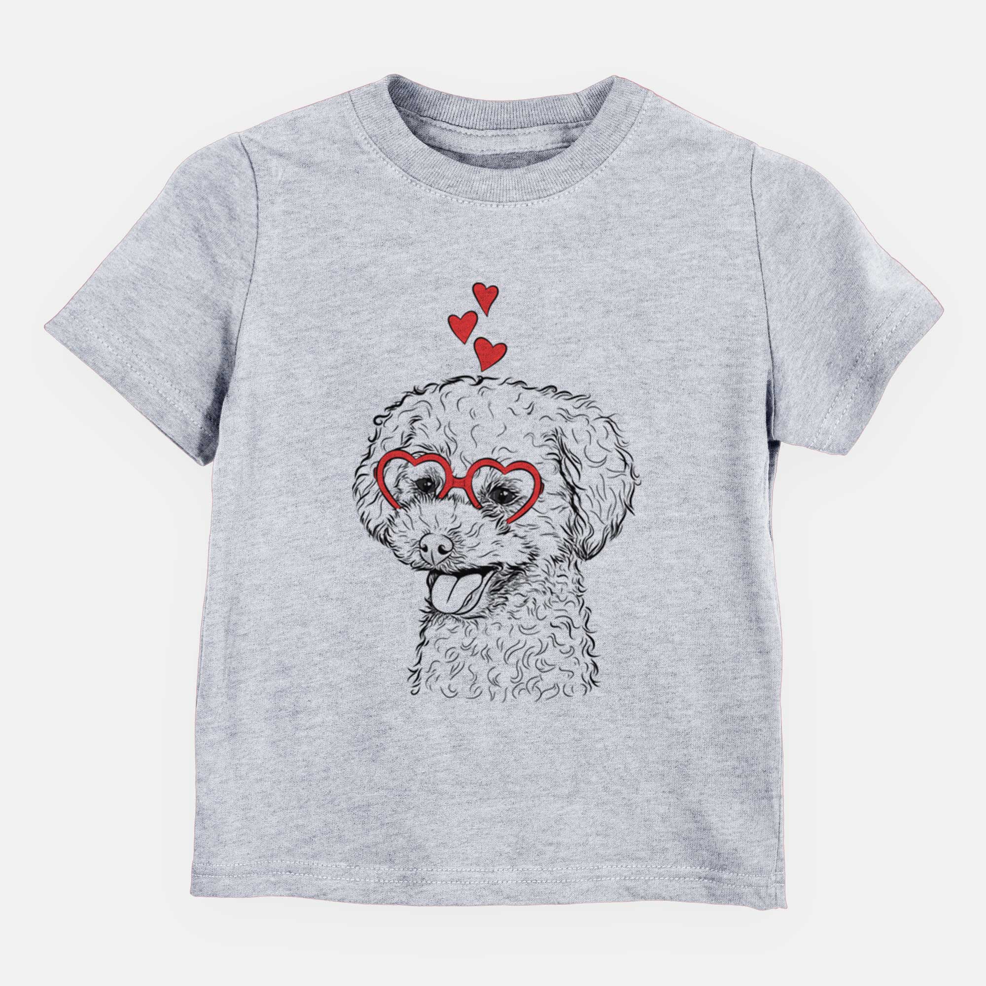 Valentine Rocky the Teacup Poodle - Kids/Youth/Toddler Shirt