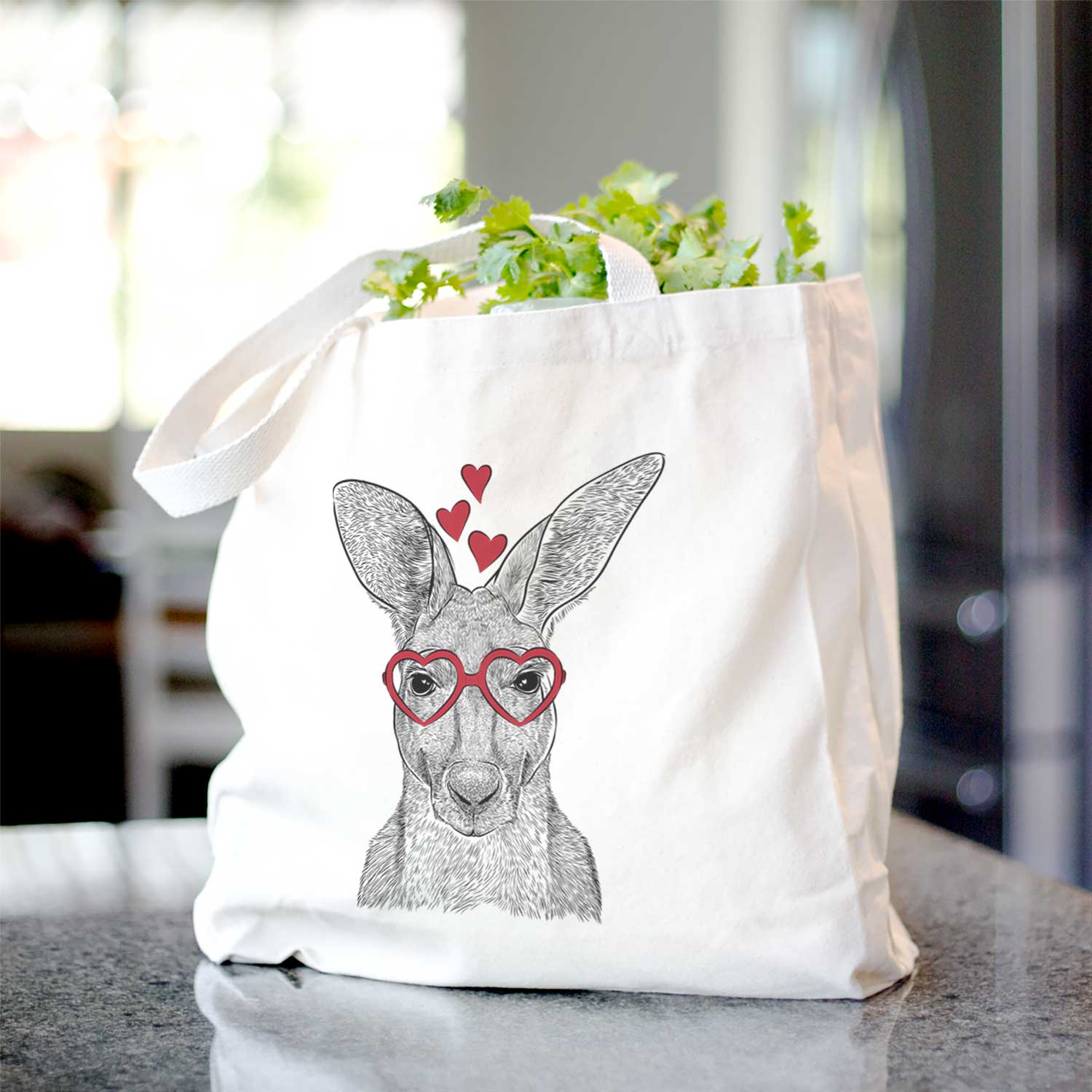 Roger the Red Kangaroo - Tote Bag