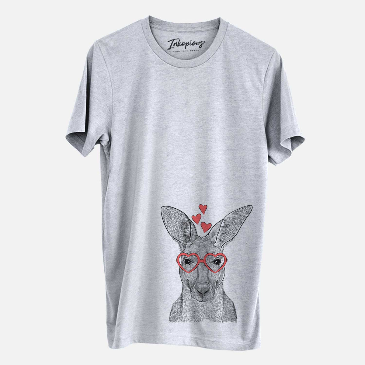Valentine Roger the Red Kangaroo - Unisex Crewneck