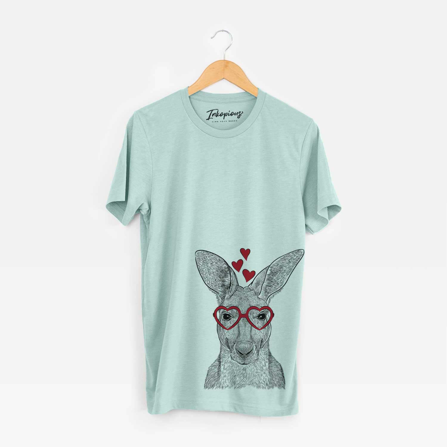 Roger the Red Kangaroo - Bella Canvas Unisex Crewneck