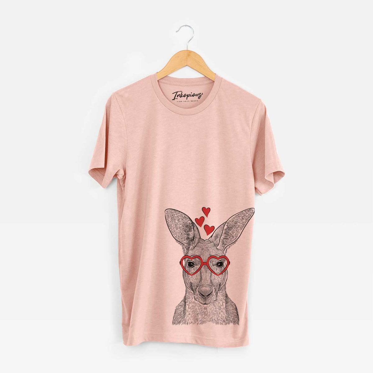 Valentine Roger the Red Kangaroo - Unisex Crewneck