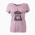 Valentine Romeo the Rottweiler - Women's V-neck Shirt