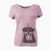 Valentine Romeo the Rottweiler - Women's V-neck Shirt