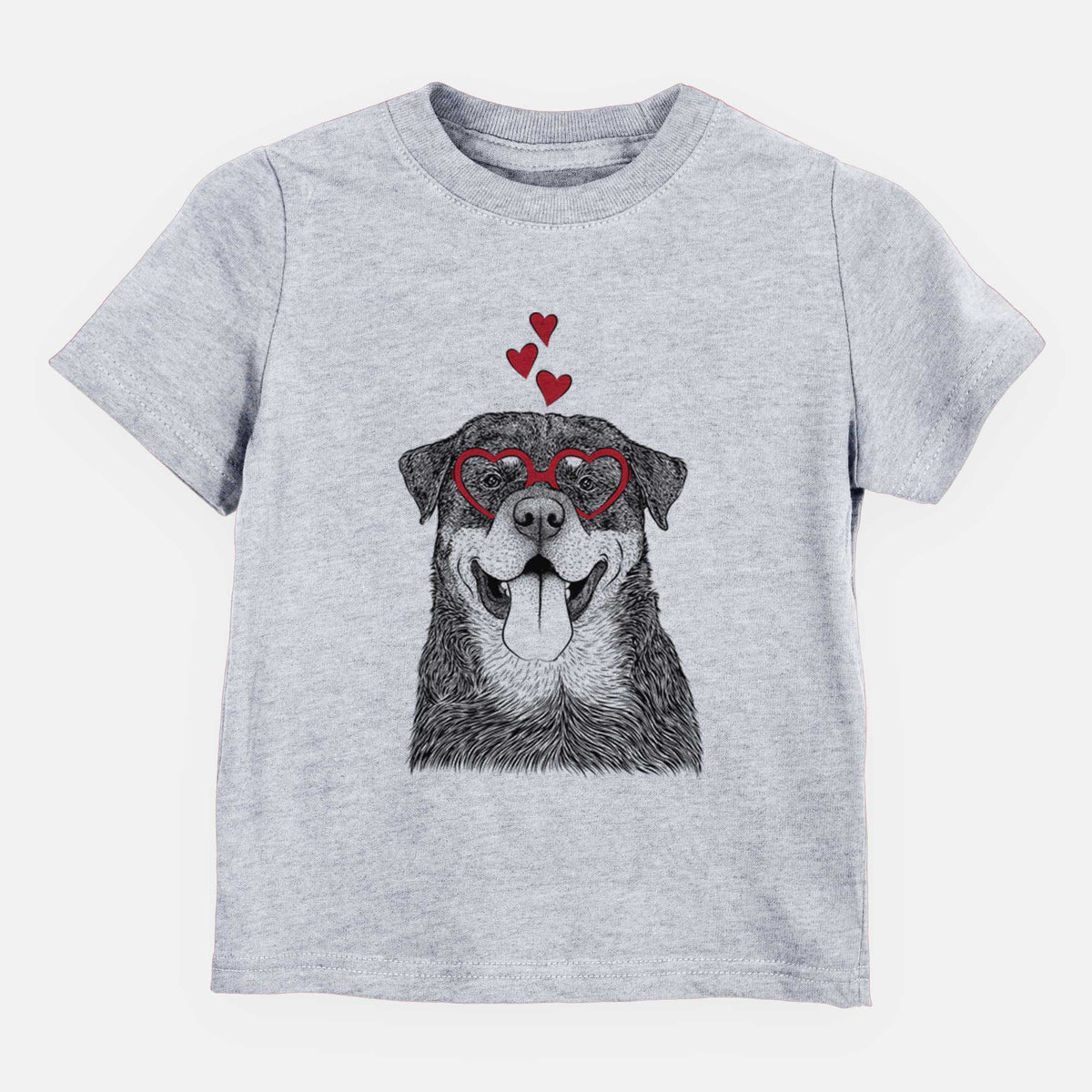 Valentine Romeo the Rottweiler - Kids/Youth/Toddler Shirt