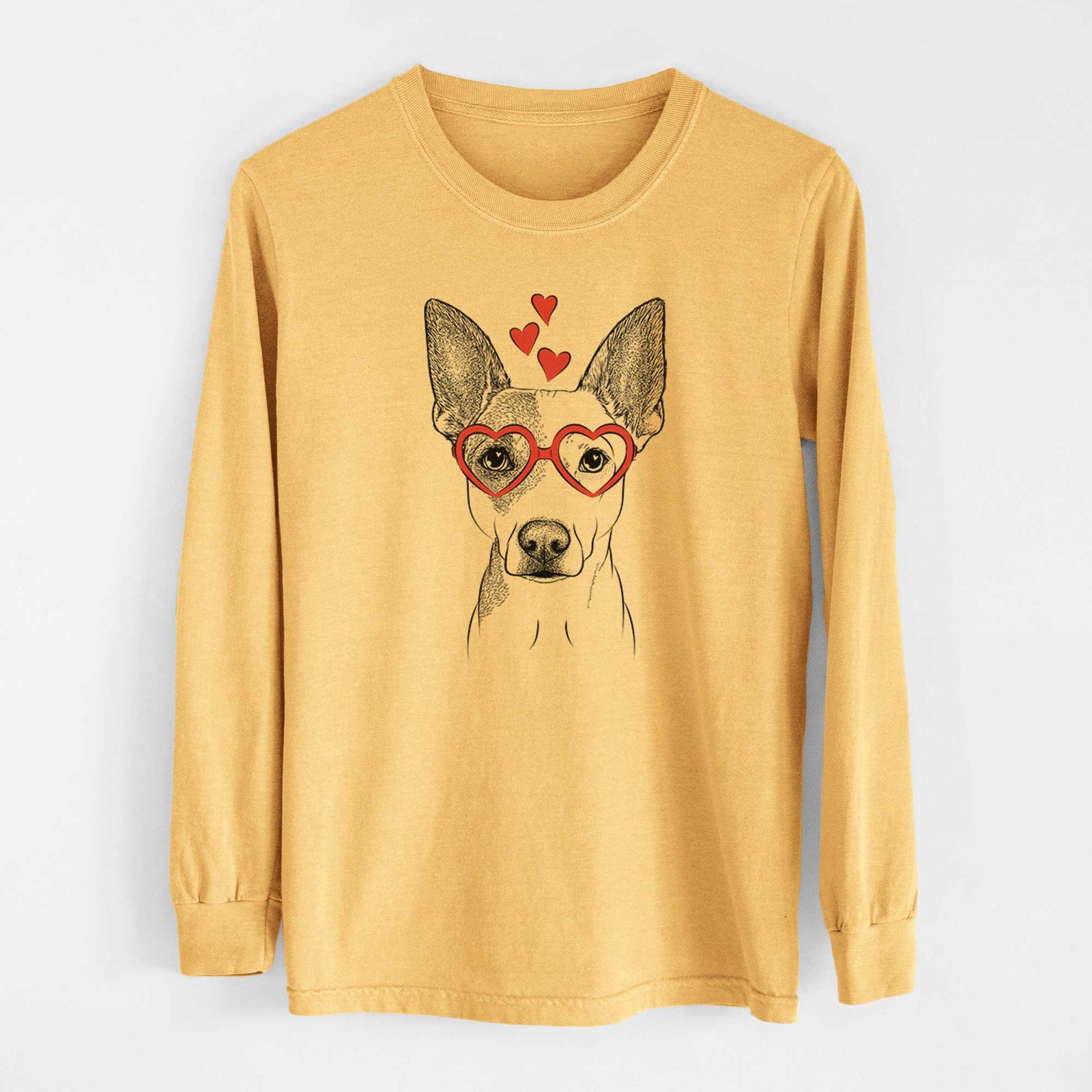 Valentine Roo the Mixed Breed - Heavyweight 100% Cotton Long Sleeve
