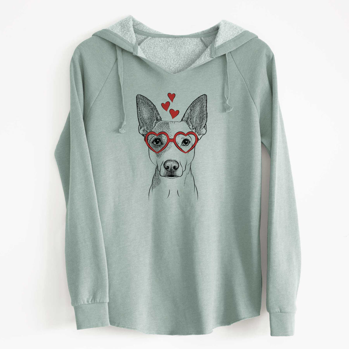 Valentine Roo the Mixed Breed - Cali Wave Hooded Sweatshirt