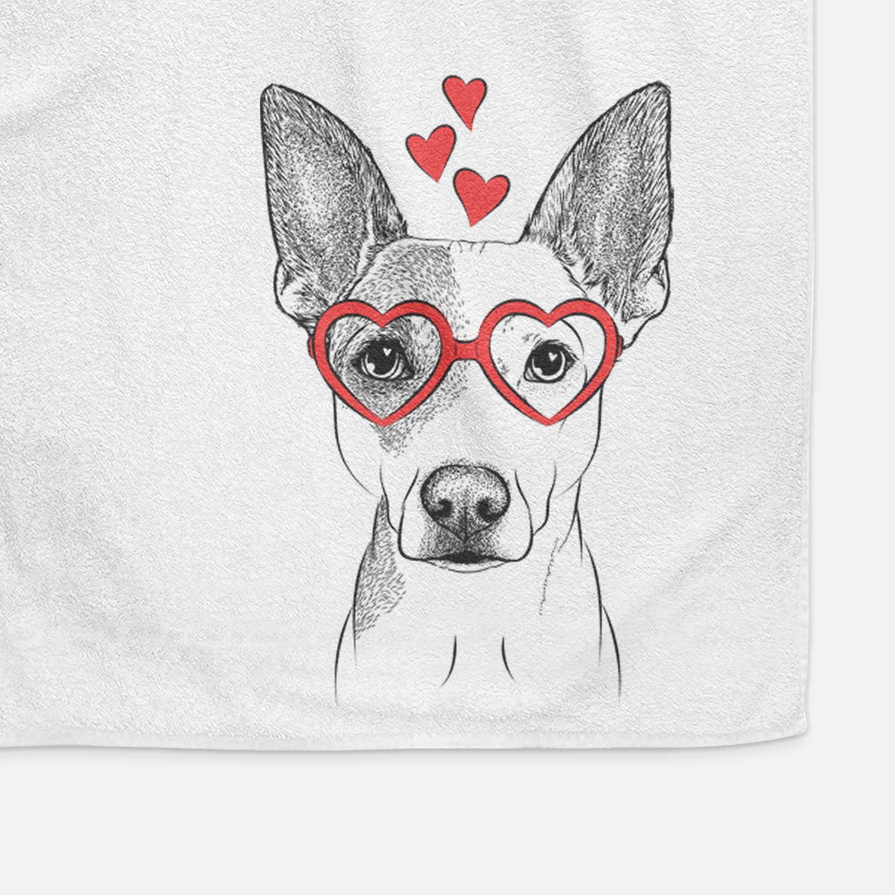 Roo the Mixed Breed Decorative Hand Towel