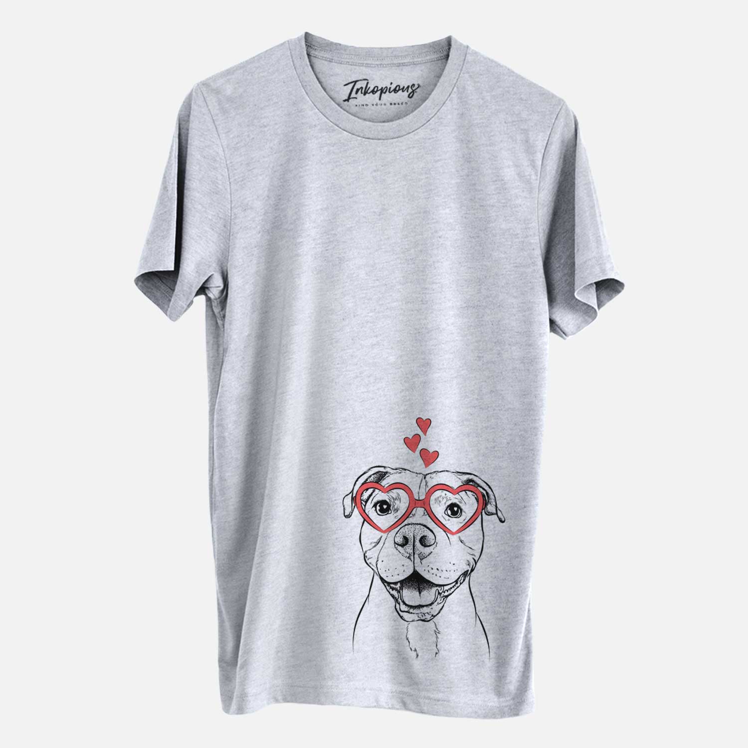 Valentine Roscoe the Pitbull - Unisex Crewneck