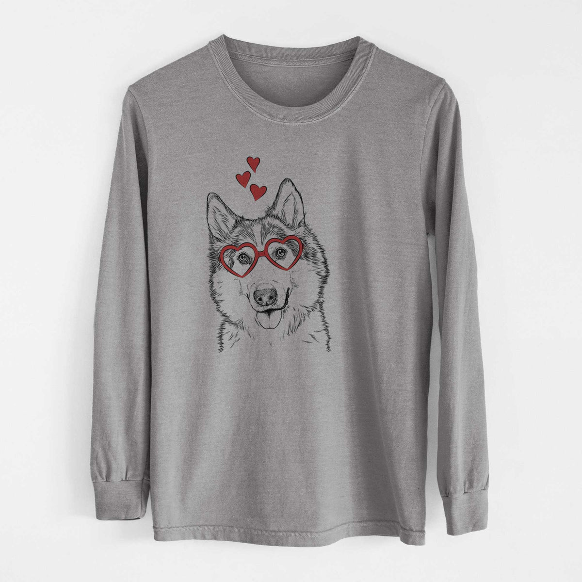 Valentine Roshi the Mixed Breed - Heavyweight 100% Cotton Long Sleeve