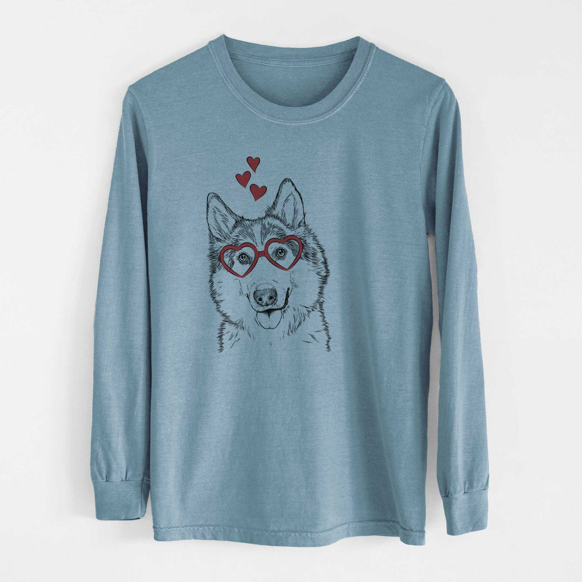 Valentine Roshi the Mixed Breed - Heavyweight 100% Cotton Long Sleeve