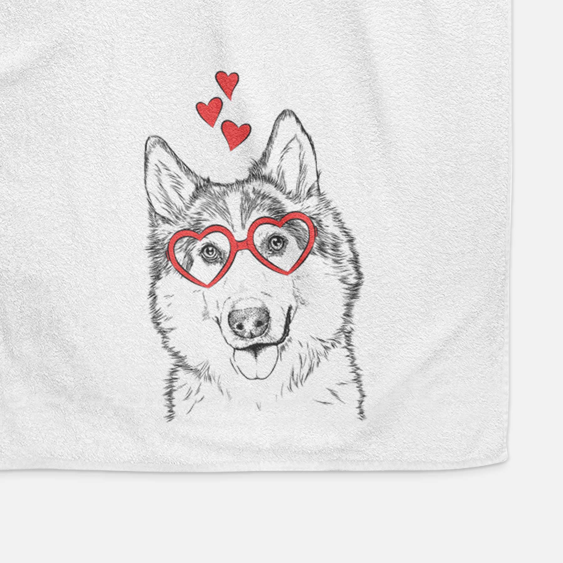 Roshi the Mixed Breed Decorative Hand Towel