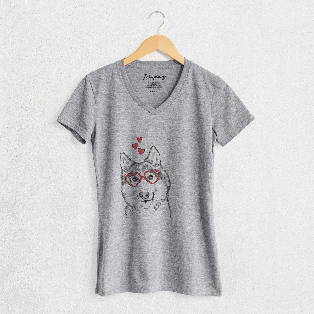 Valentine Roshi the Mixed Breed - Women's V-neck Shirt