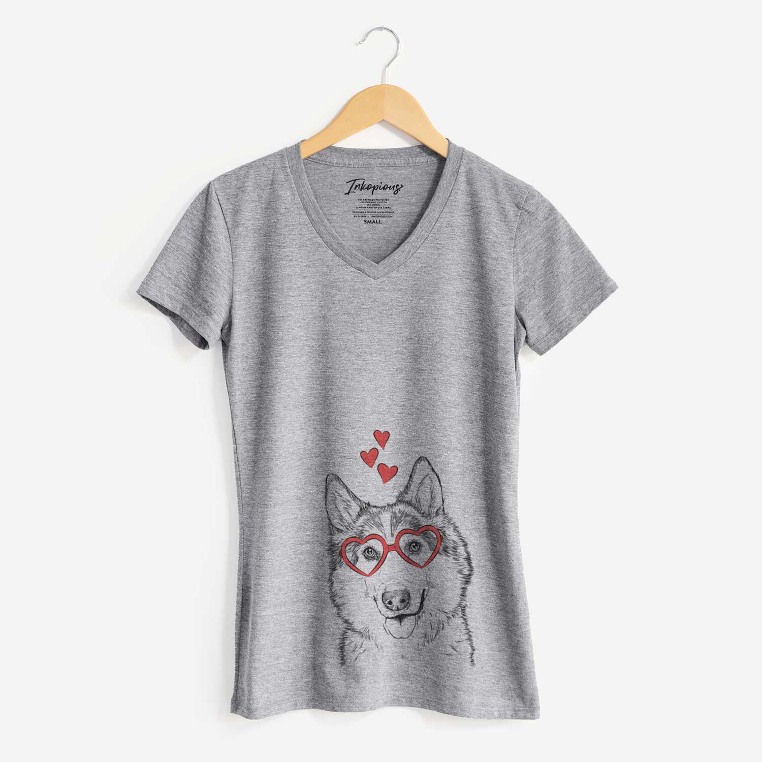 Valentine Roshi the Mixed Breed - Women's V-neck Shirt