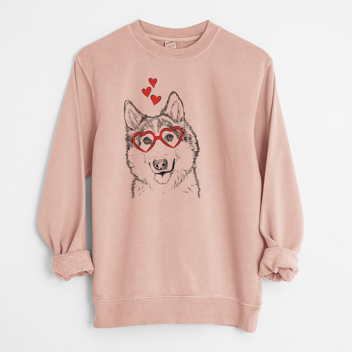 Valentine Roshi the Mixed Breed - Unisex Pigment Dyed Crew Sweatshirt