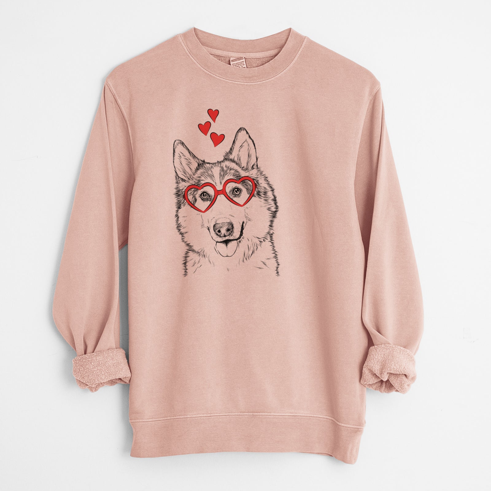 Valentine Roshi the Mixed Breed - Unisex Pigment Dyed Crew Sweatshirt