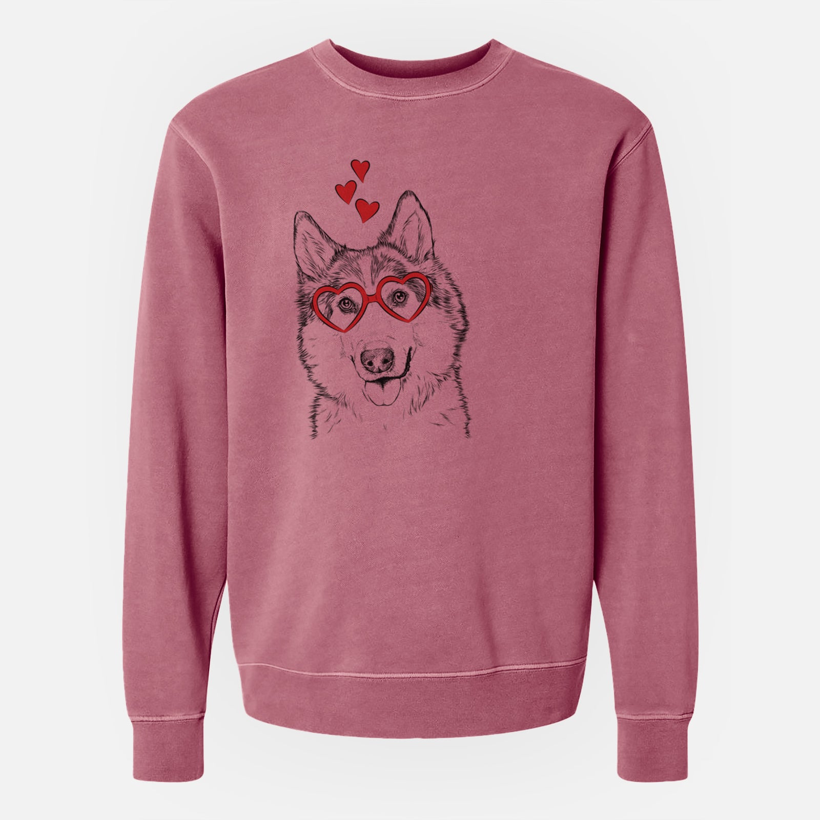Valentine Roshi the Mixed Breed - Unisex Pigment Dyed Crew Sweatshirt