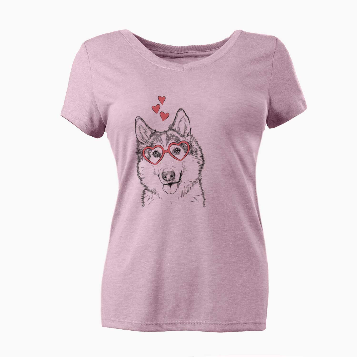 Valentine Roshi the Mixed Breed - Women's V-neck Shirt