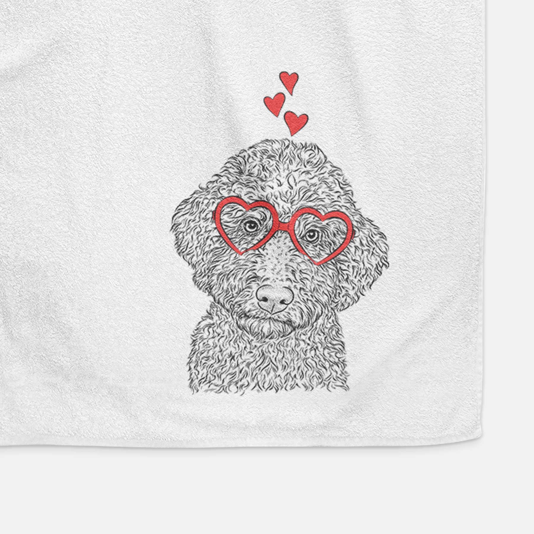 Ross the Lagotto Romagnolo Decorative Hand Towel