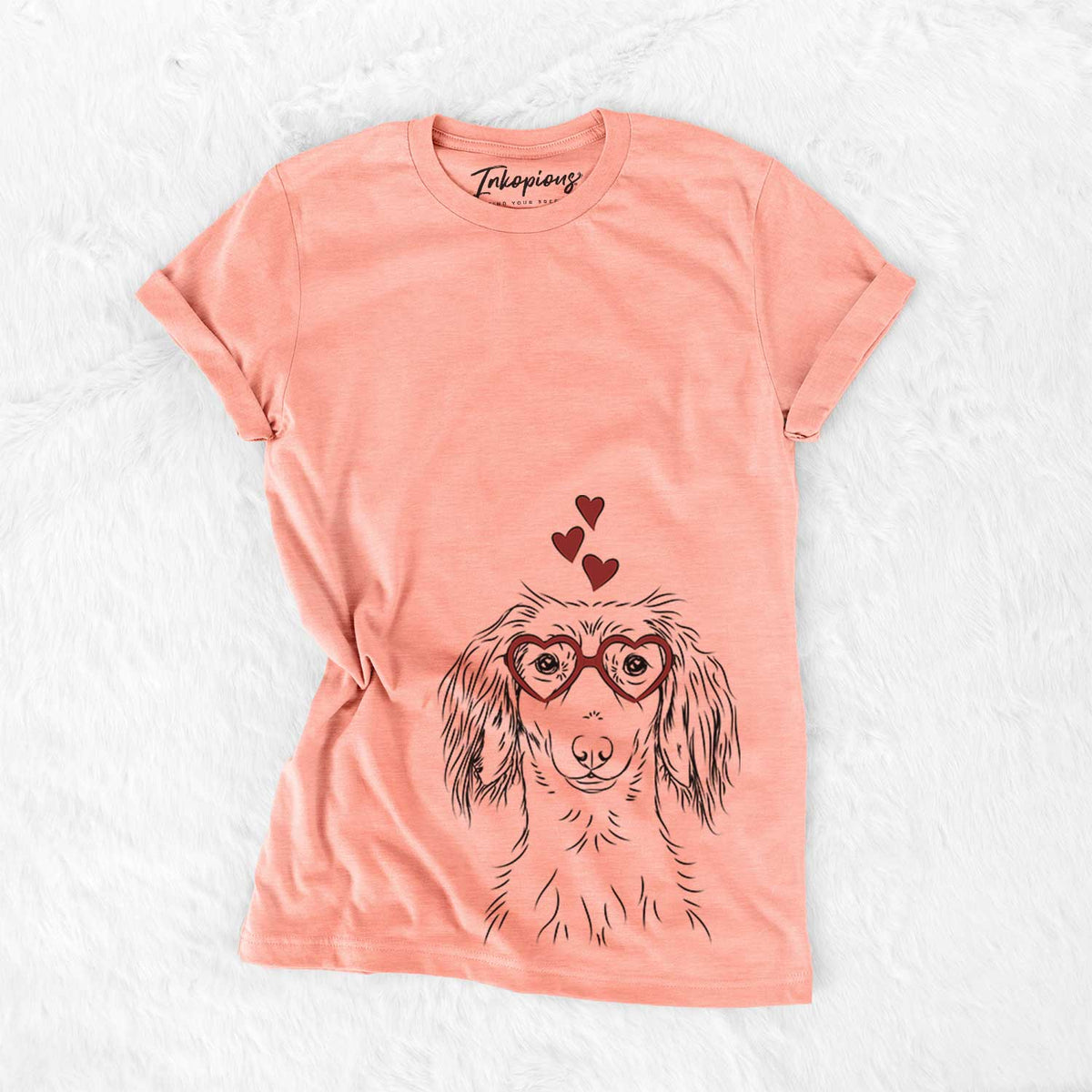 Roux the Long Haired Dachshund - Bella Canvas Unisex Crewneck