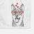 Roux the Siberian Husky Decorative Hand Towel