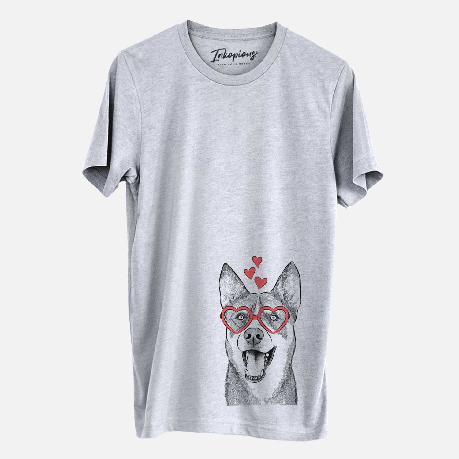 Valentine Roux the Siberian Husky - Unisex Crewneck