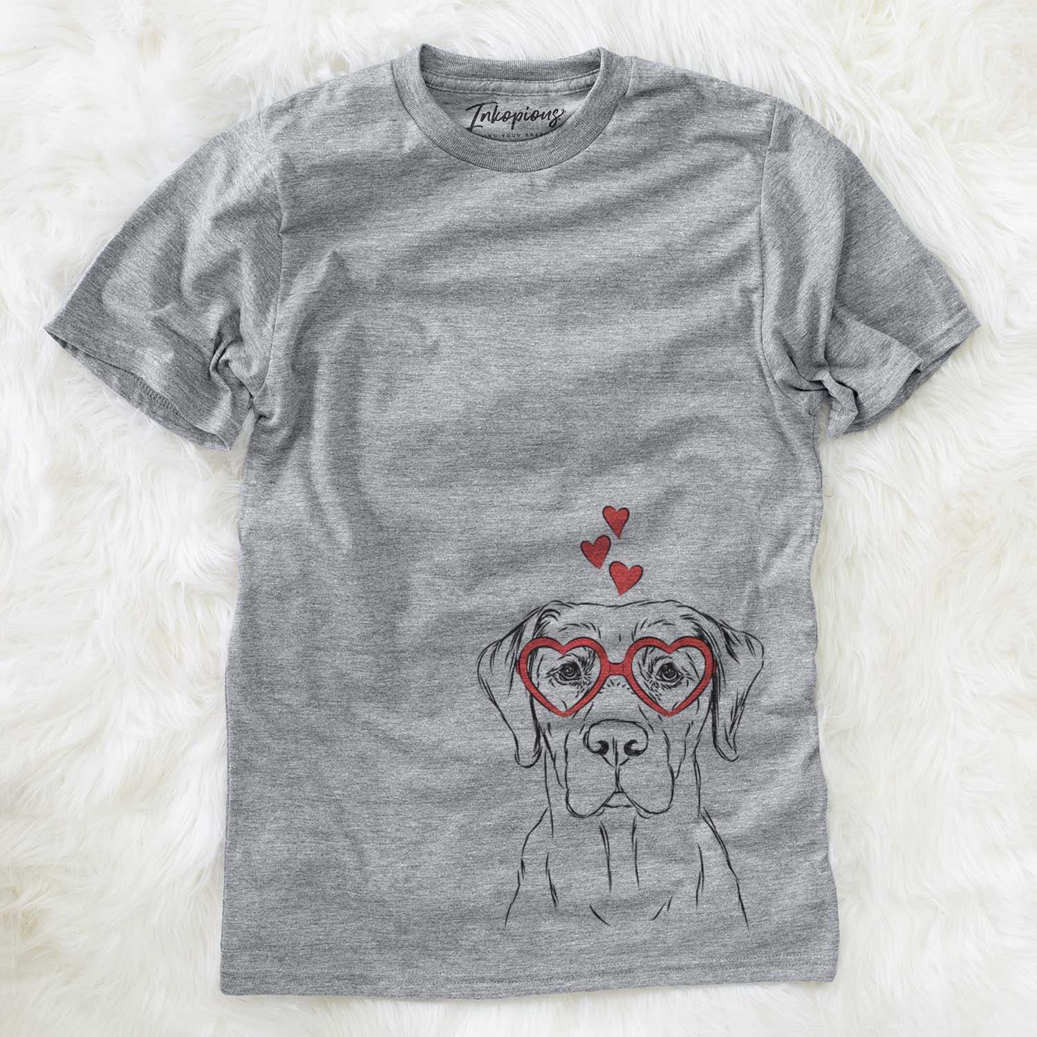 Valentine Rowdy the Labrador Retriever - Unisex Crewneck