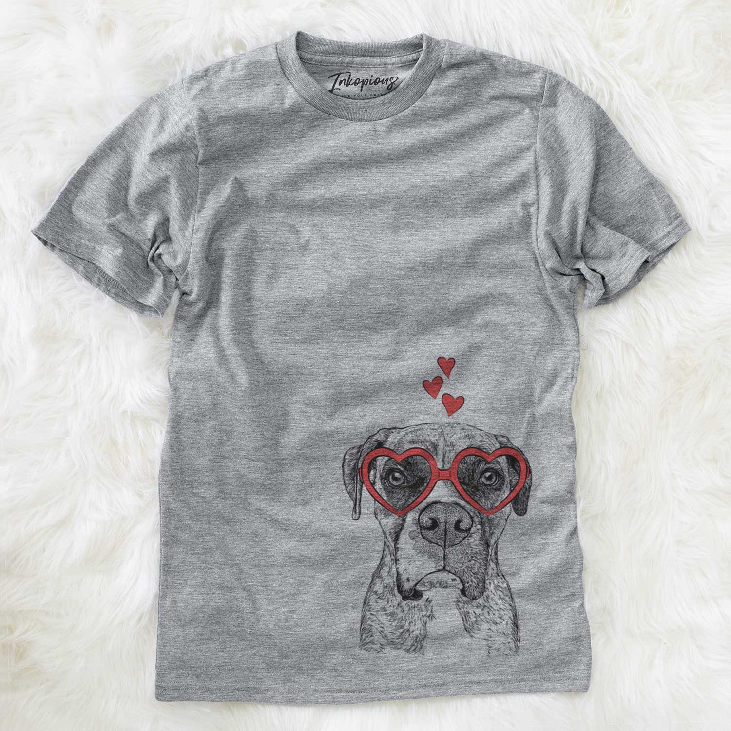 Valentine Rowdy Rex the Boxer - Unisex Crewneck