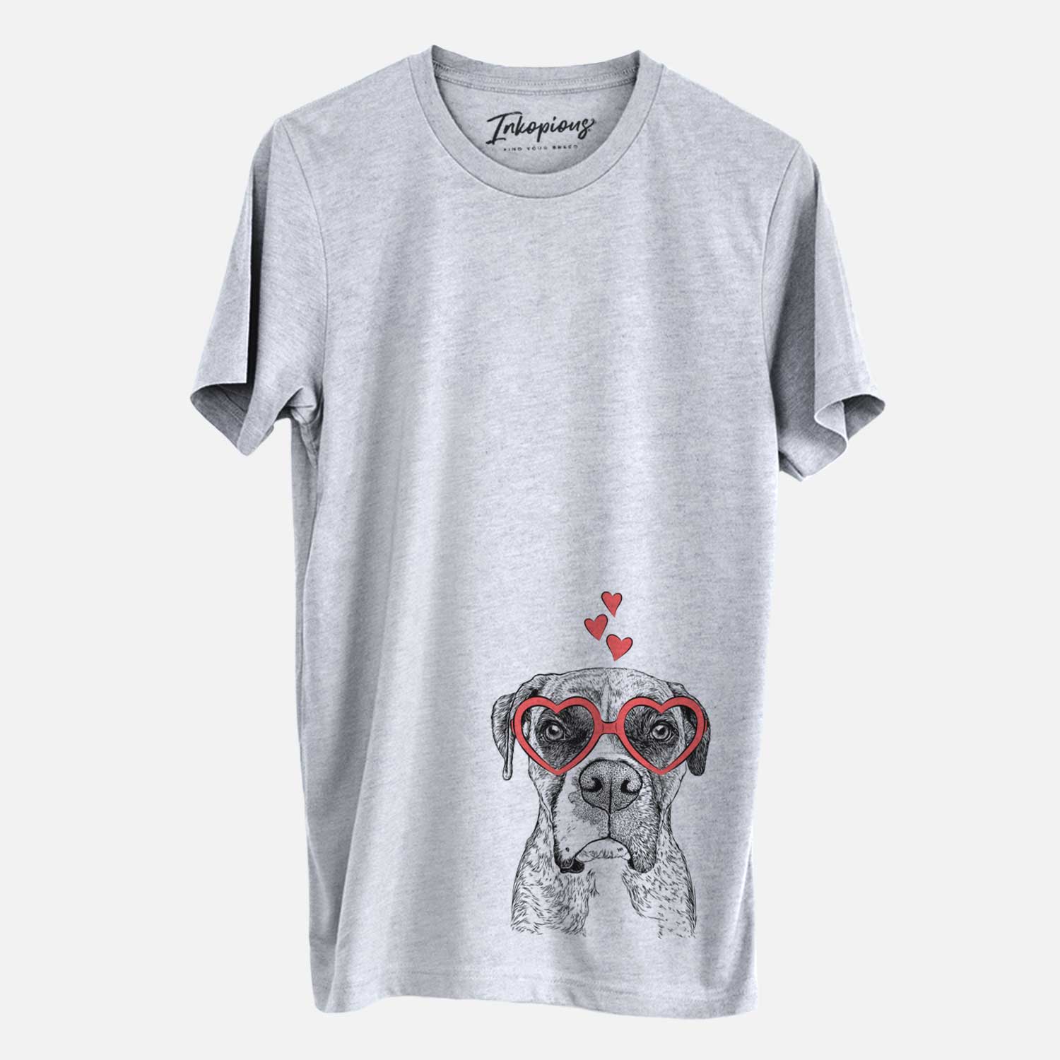 Valentine Rowdy Rex the Boxer - Unisex Crewneck