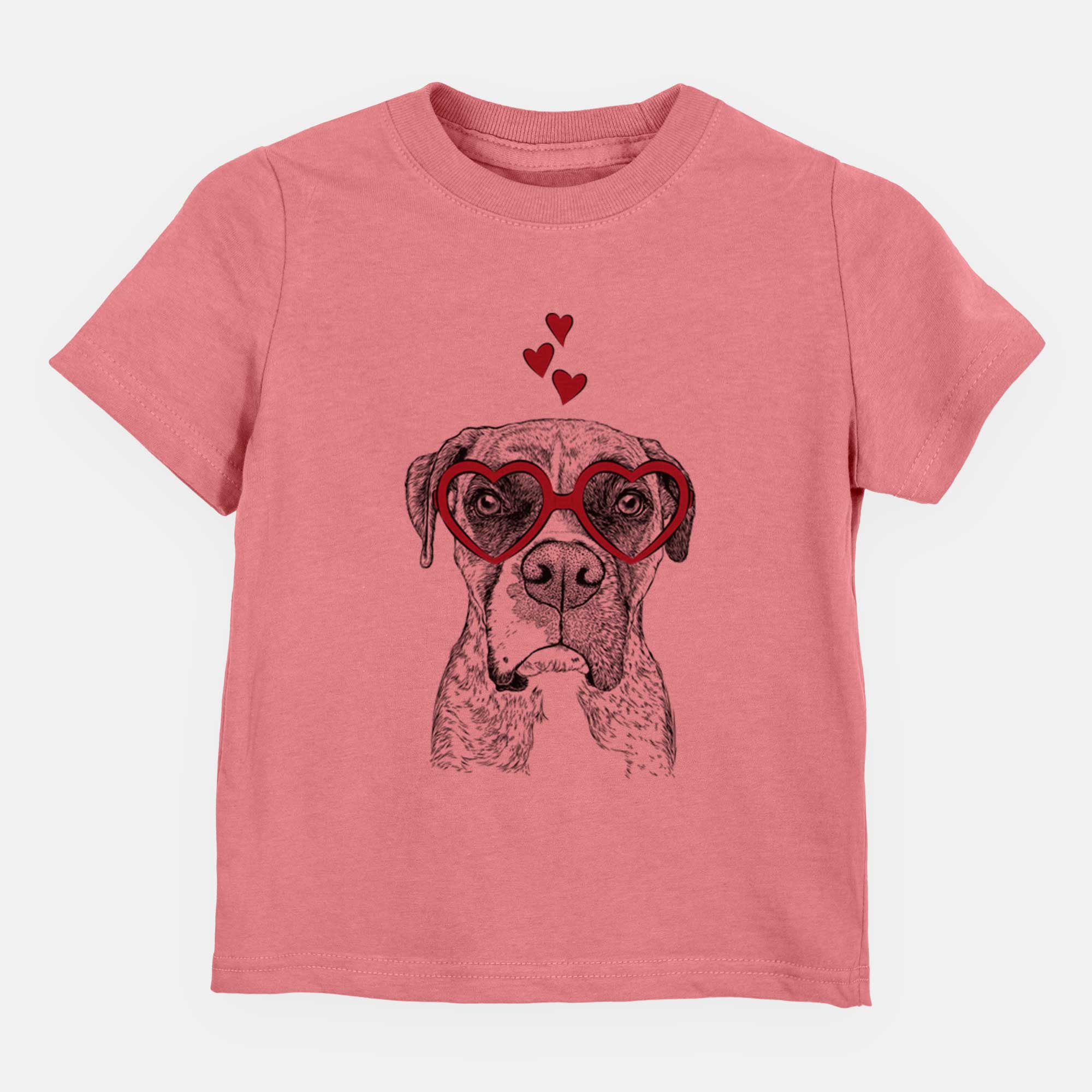 Valentine Rowdy Rex the Boxer - Kids/Youth/Toddler Shirt