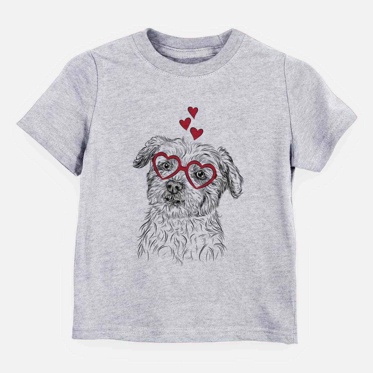 Valentine Roxie the Schnauzer Shih Tzu Mix - Kids/Youth/Toddler Shirt