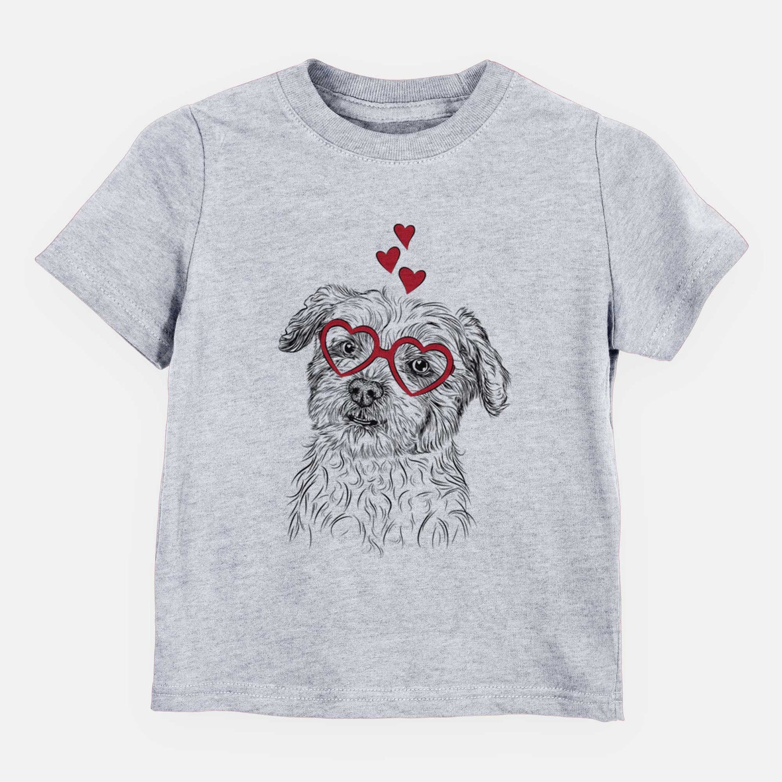 Valentine Roxie the Schnauzer Shih Tzu Mix - Kids/Youth/Toddler Shirt