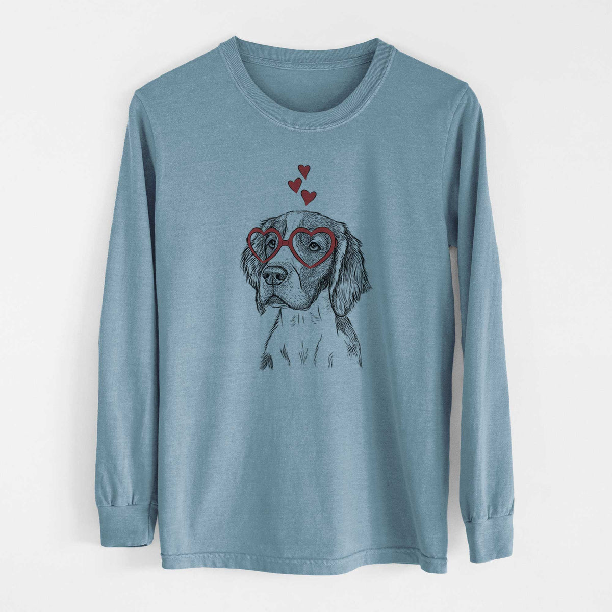 Valentine Roxy the Welsh Springer Spaniel - Heavyweight 100% Cotton Long Sleeve