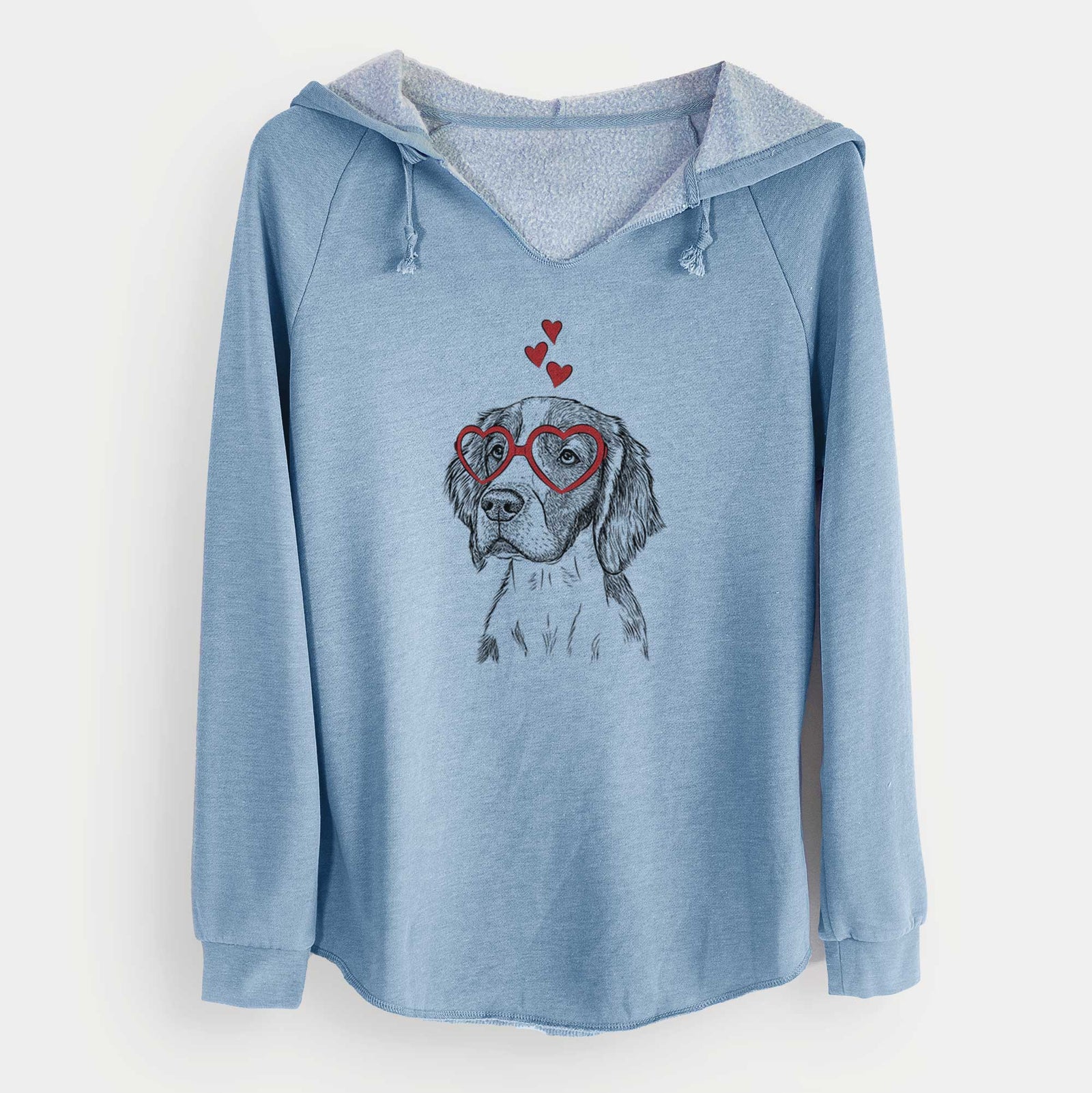 Valentine Roxy the Welsh Springer Spaniel - Cali Wave Hooded Sweatshirt