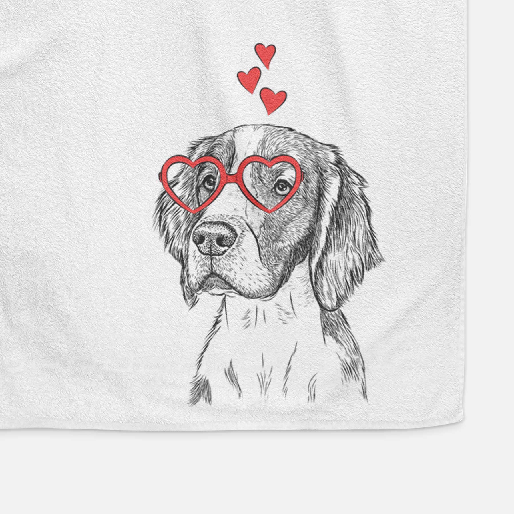 Roxy the Welsh Springer Spaniel Decorative Hand Towel