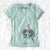 Valentine Roxy the Welsh Springer Spaniel - Women's V-neck Shirt