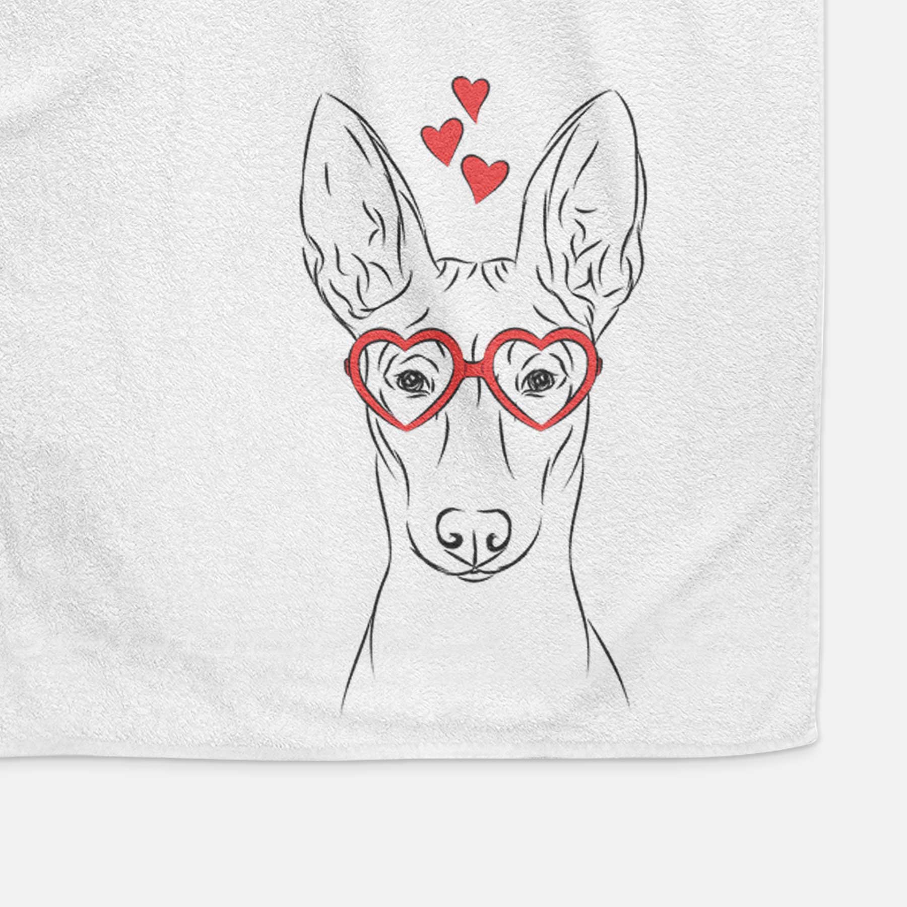 Ruadh the Pharaoh Hound Decorative Hand Towel