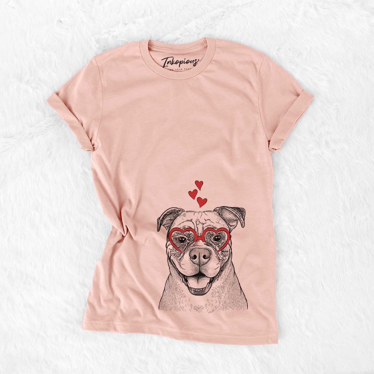 Rufus the American Bulldog - Bella Canvas Unisex Crewneck