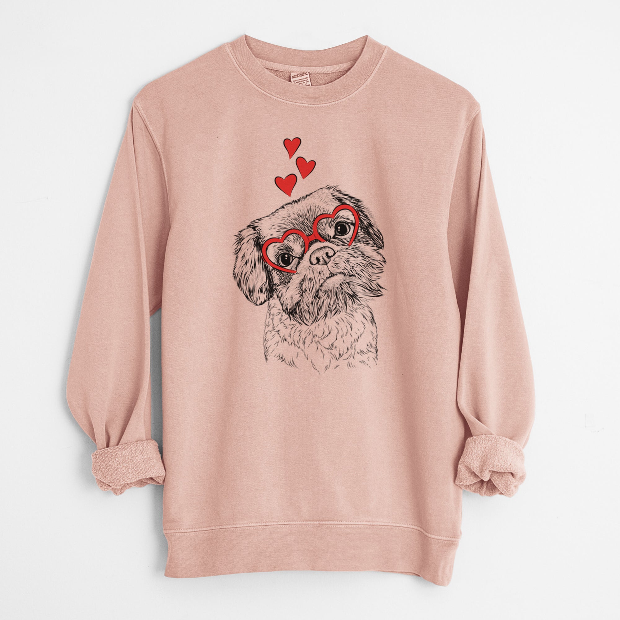 Valentine Rufus the Shiffon - Unisex Pigment Dyed Crew Sweatshirt