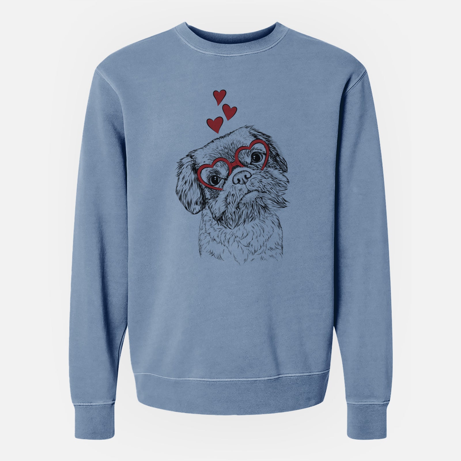Valentine Rufus the Shiffon - Unisex Pigment Dyed Crew Sweatshirt