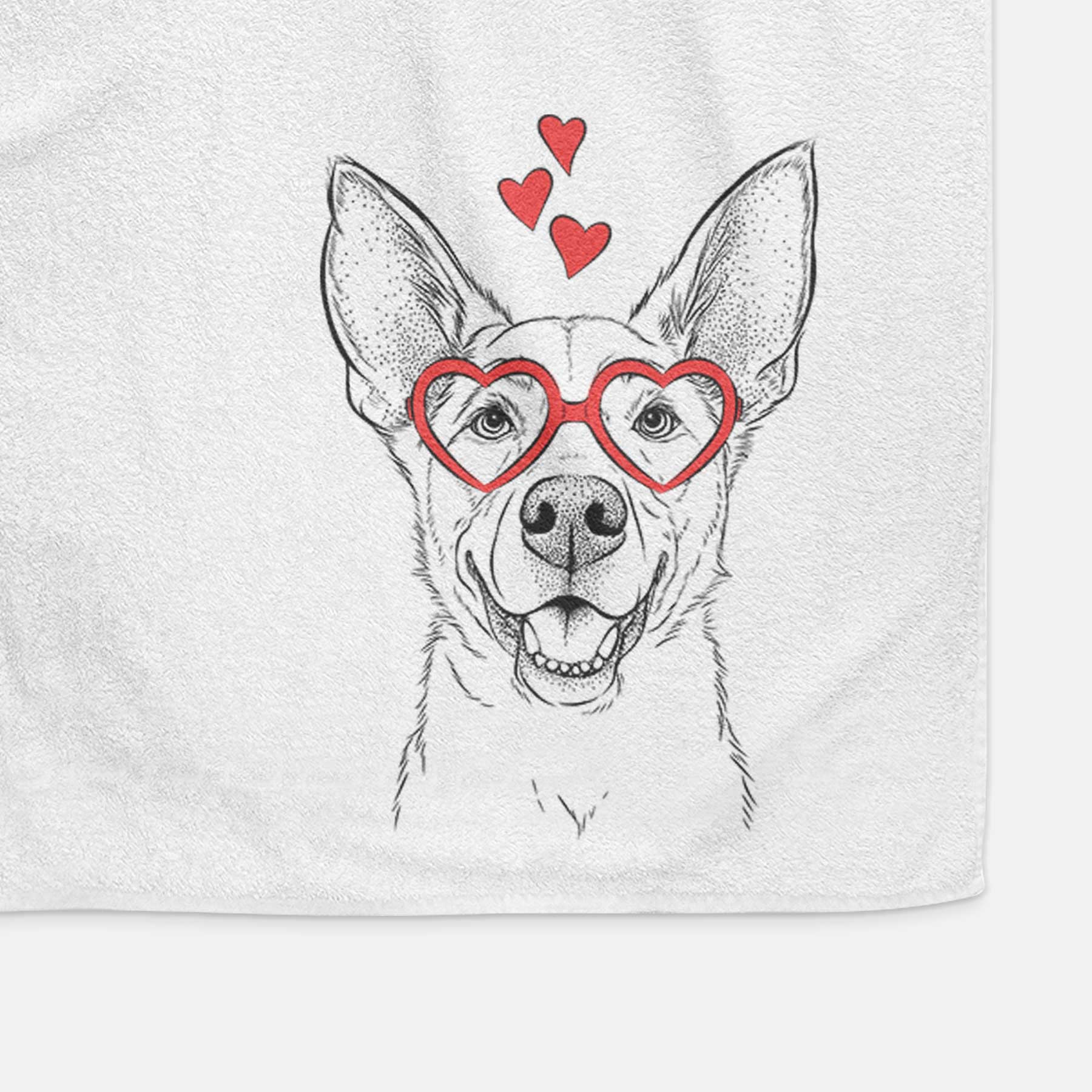 Rumley the Kelpie Mix Decorative Hand Towel