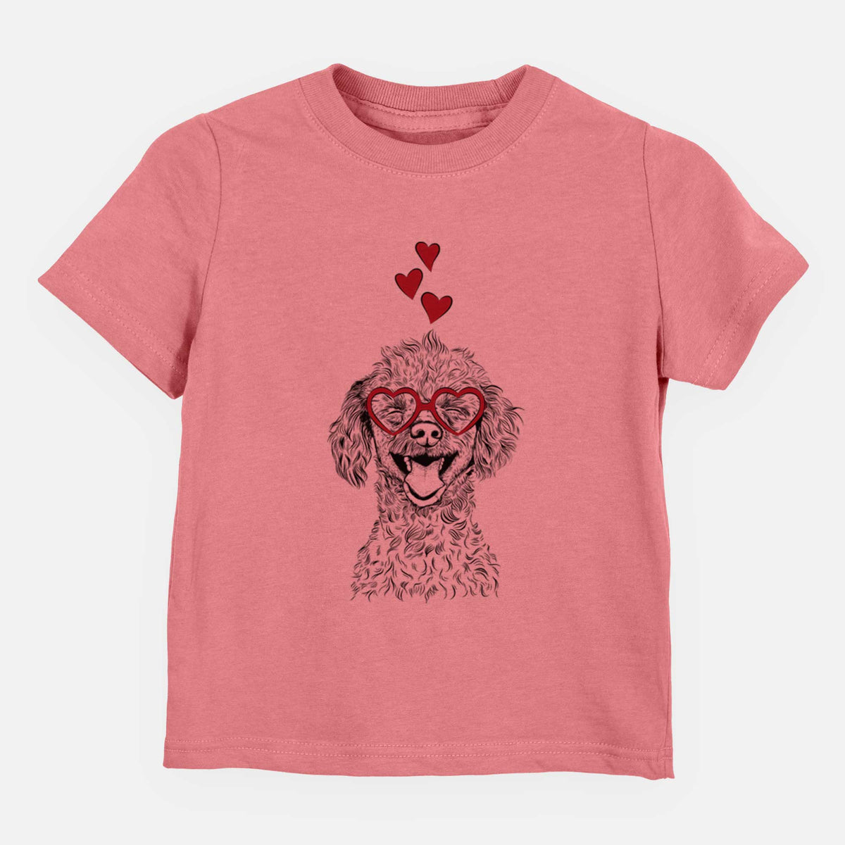 Valentine Rusty the Toy Poodle - Kids/Youth/Toddler Shirt
