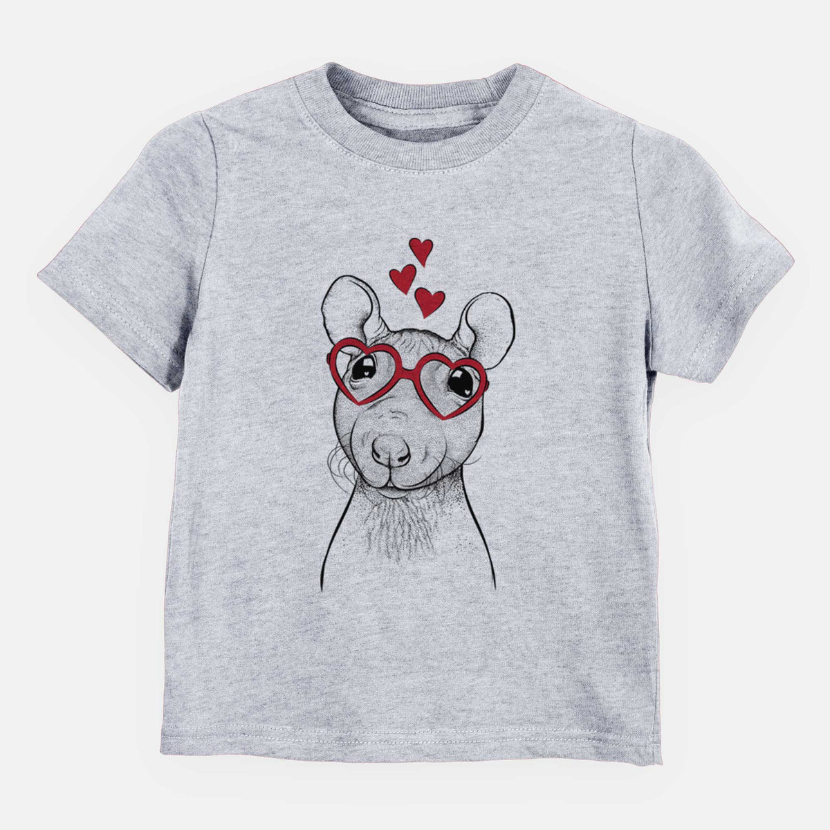 Valentine Ruthie the Hairless Rat - Kids/Youth/Toddler Shirt