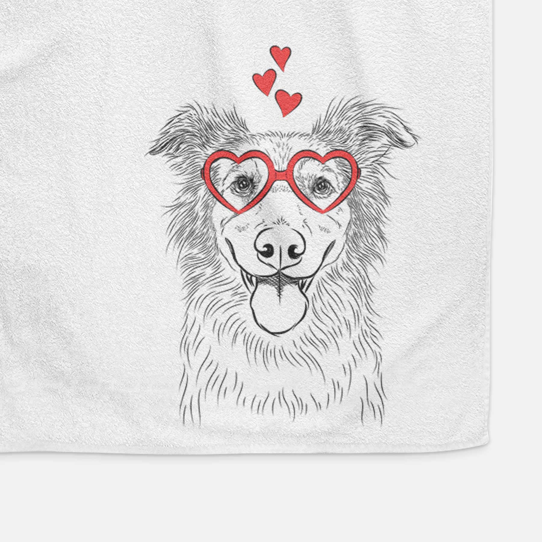 Ruxtin the Mixed Breed Decorative Hand Towel