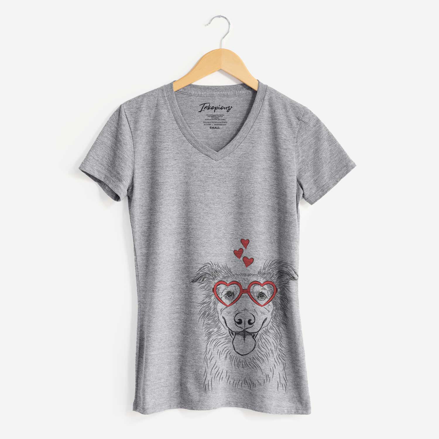 Valentine Ruxtin the Mixed Breed - Women's V-neck Shirt